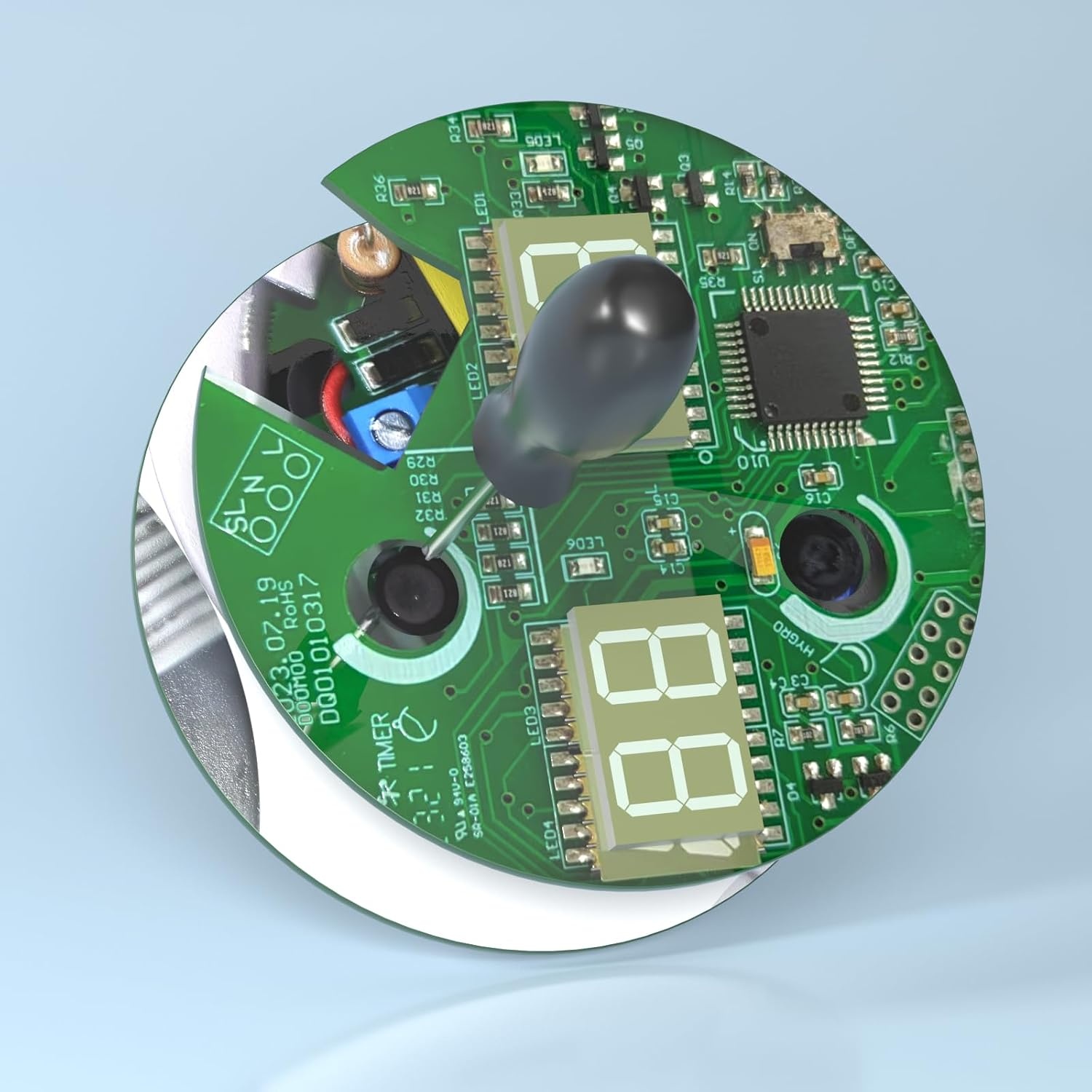 Badkamerventilator met vochtsensor 100 mm, automatische badkamerventilator met nalooptimer, stil 31 dB, 115 m³/h, voor montage aan de muur en raam, wit
