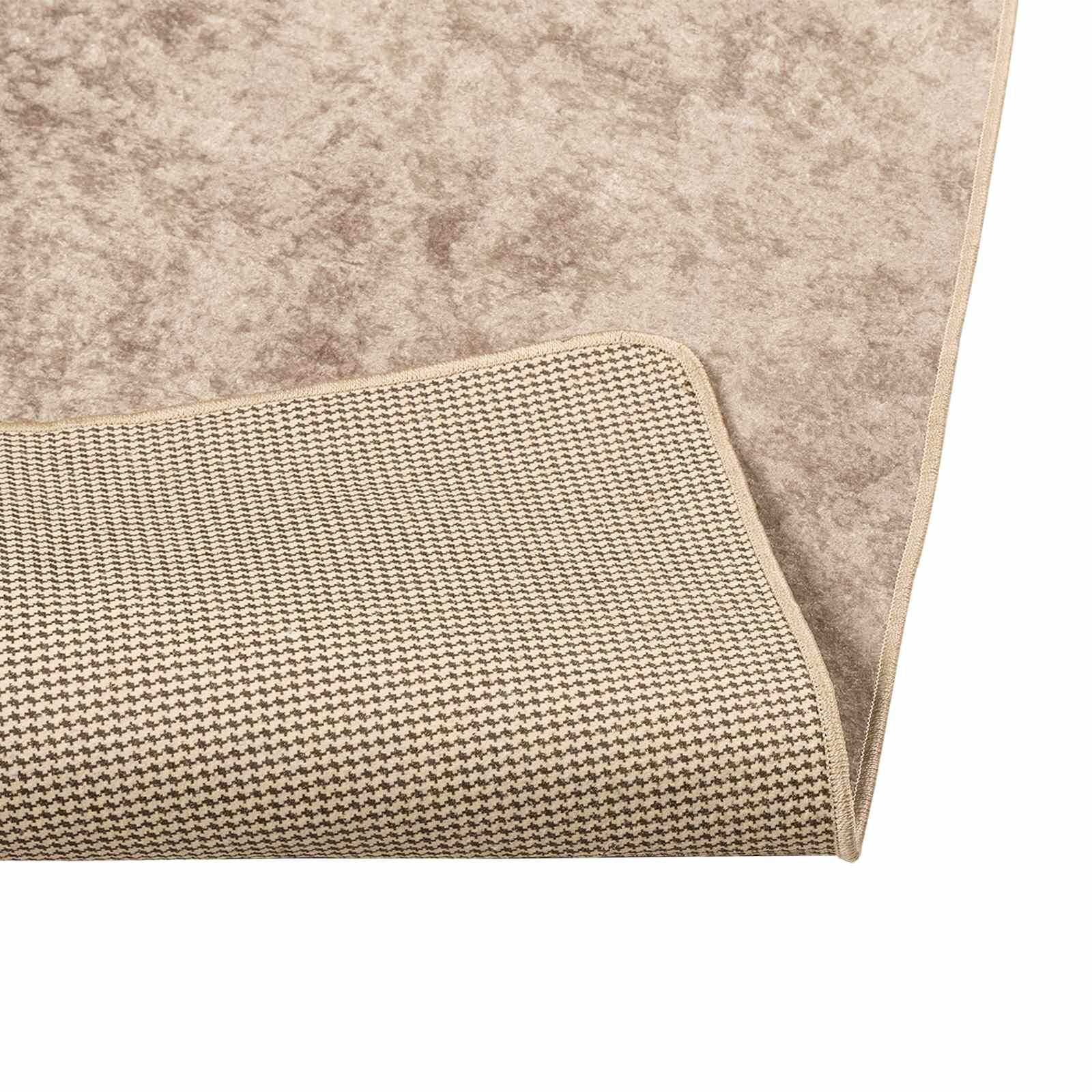 vidaXL Vloerkleedloper MARSA Beige 300 x 400 cm Polyester en PVC