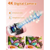 Digitale Microscoop voor Kinderen - 1000x Vergroting - 2.4 inch Scherm - Roze