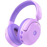 iClever Noise Cancelling Hoofdtelefoon voor kinderen, bluetooth, 60 uur speeltijd, 80 dBA veilig volume, comfortabele pasvorm, Bluetooth 5.4, bekroonde kinderhoofdtelefoon, AUX-kabel voor vliegreizen