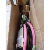 Meisjesfiets 26 inch 7 Shimano versnellingen 17 inch stalen frame mintgroen roze