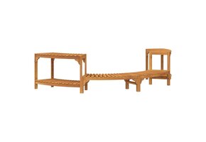 Omheining Hot Tub Bruin Massief Acaciahout - 35% Korting