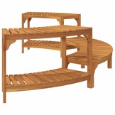 vidaXL Hot Tub Omgeving Bruin 272 x 120 x 55.5 cm Massief acaciahout