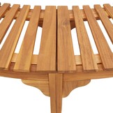 vidaXL Hot Tub Omgeving Bruin 272 x 120 x 55.5 cm Massief acaciahout