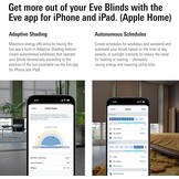 Eve Motionblinds Upgrade Kit voor rolgordijnen (Matter) - Motor voor buizen met kleine diameter; upgrade bestaande rolgordijnen ;req. Thread Border Router;bediening via spraak/app/geautomatiseerd