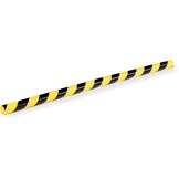 Durable Kantenschutzprofiel E8R, rond, geel/zwart, 1 meter, 5 stuks
