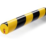 Durable Kantenschutzprofiel E8R, rond, geel/zwart, 1 meter, 5 stuks