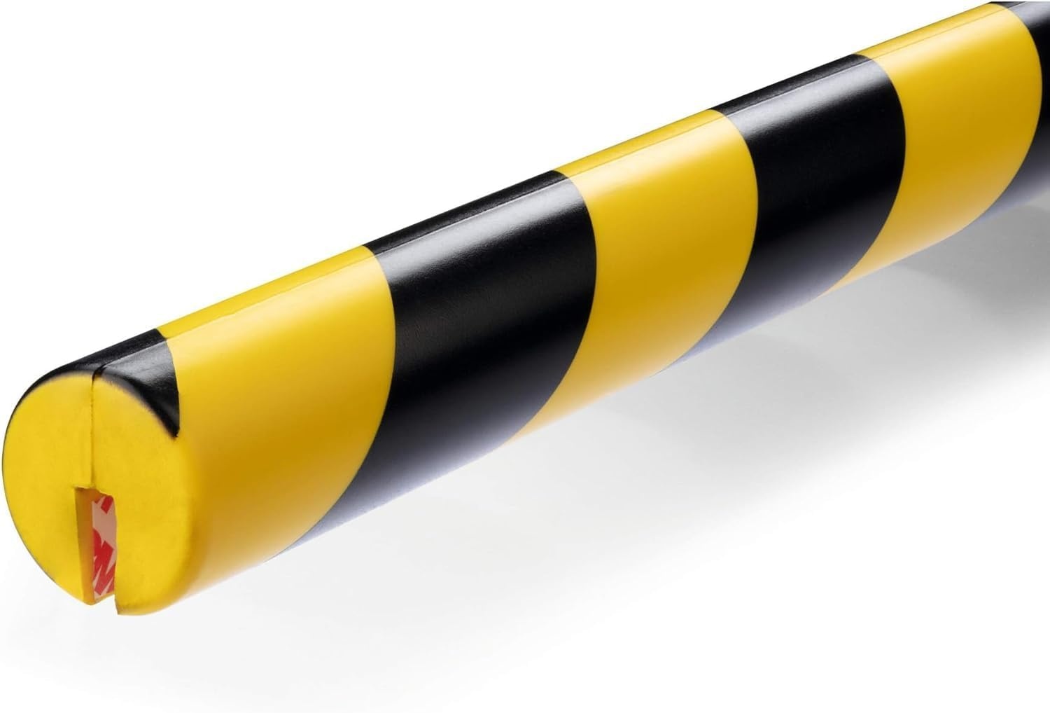 Durable Kantenschutzprofiel E8R, rond, geel/zwart, 1 meter, 5 stuks