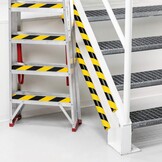 Durable Kantenschutzprofiel E8R, rond, geel/zwart, 1 meter, 5 stuks