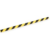 Durable Kantenschutzprofiel E8R, rond, geel/zwart, 1 meter, 5 stuks