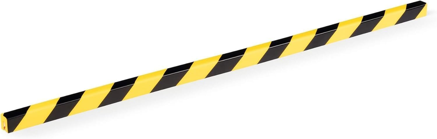 Durable Kantenschutzprofiel E8R, rond, geel/zwart, 1 meter, 5 stuks