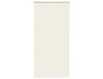 vidaXL Rolgordijn verduisterend gebroken wit 90x230 cm stofbreedte