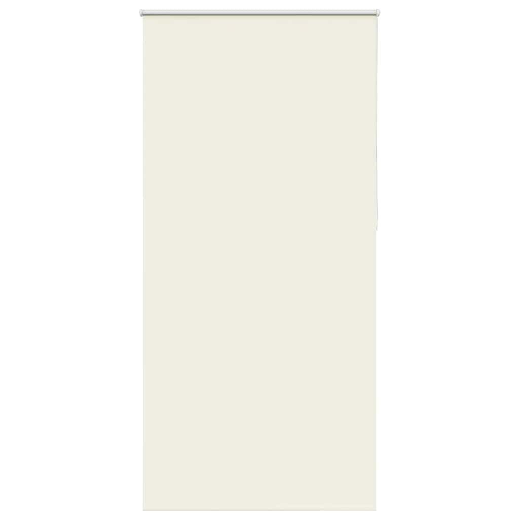 vidaXL Rolgordijn verduisterend gebroken wit 90x230 cm stofbreedte