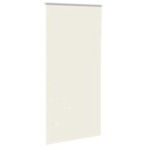 vidaXL Rolgordijn verduisterend gebroken wit 90x230 cm stofbreedte