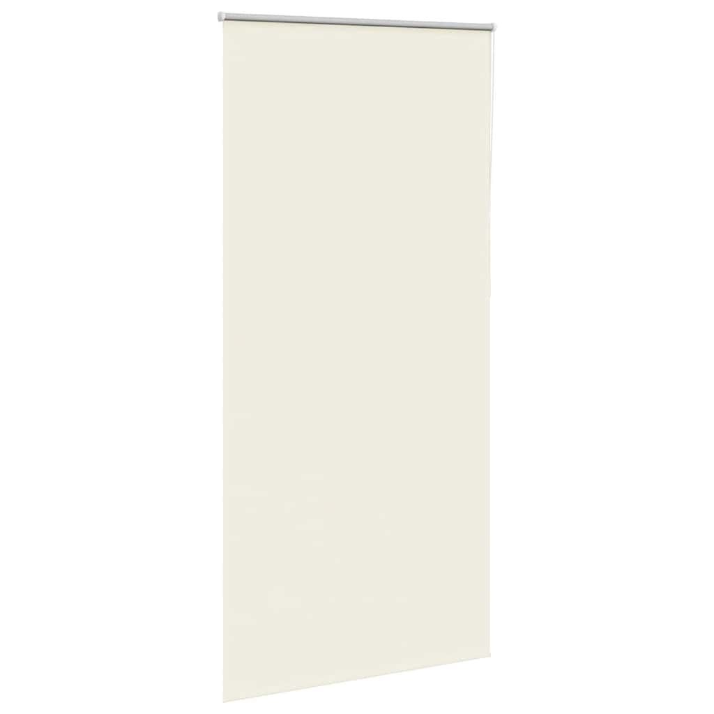 vidaXL Rolgordijn verduisterend gebroken wit 90x230 cm stofbreedte