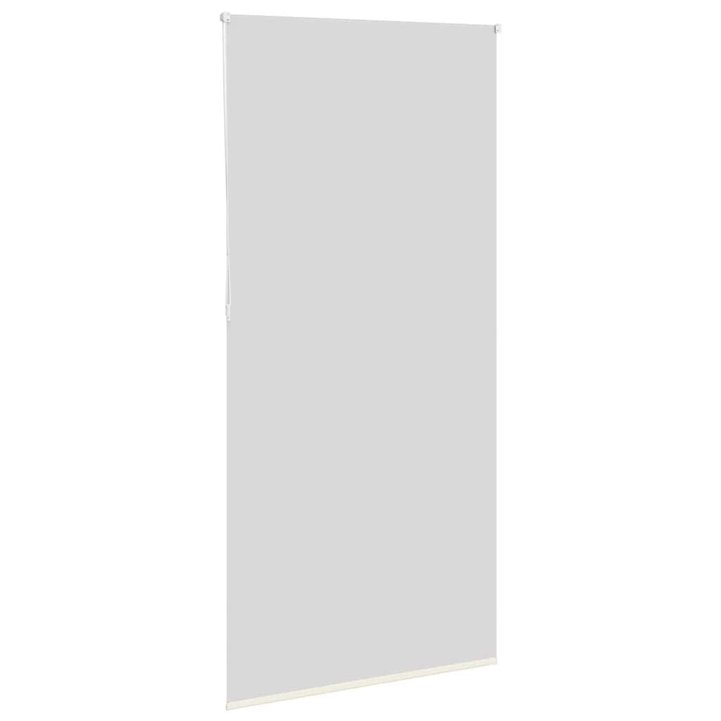 vidaXL Rolgordijn verduisterend gebroken wit 90x230 cm stofbreedte