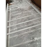 vidaXL Slaapbankframe uittrekbaar metaal wit 90x200 cm
