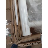 vidaXL Slaapbankframe uittrekbaar metaal wit 90x200 cm