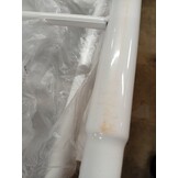 vidaXL Slaapbankframe uittrekbaar metaal wit 90x200 cm