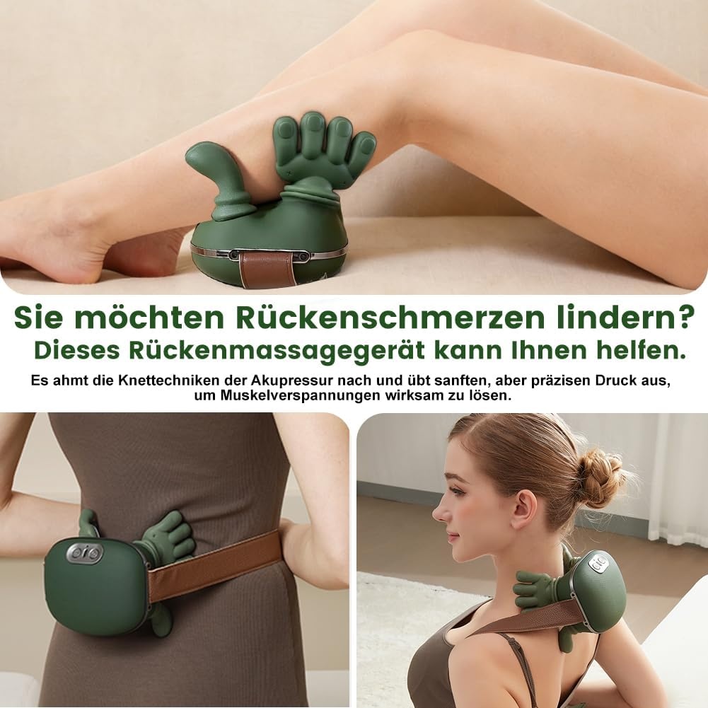 Elektrisch nekmassageapparaat (geel)