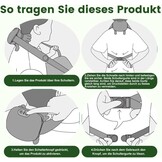 Elektrisch nekmassageapparaat (geel)
