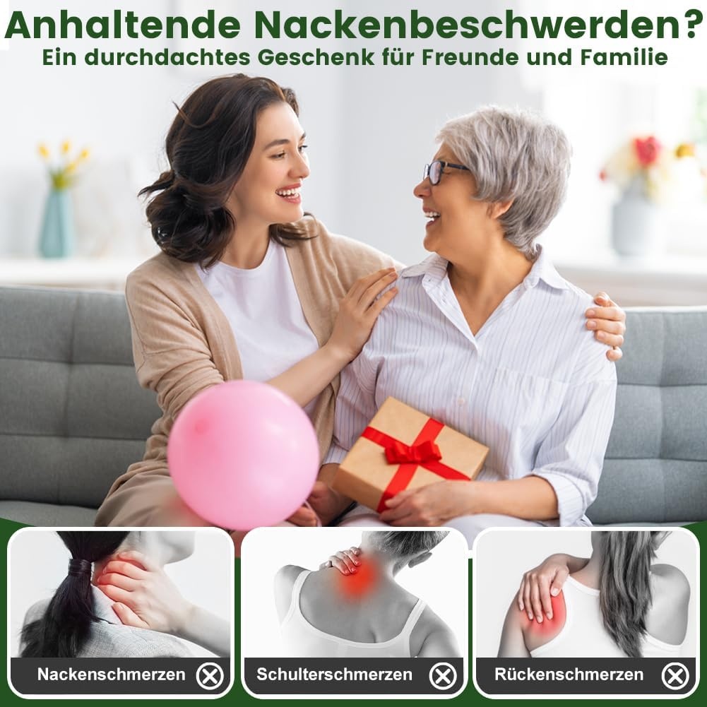 Elektrisch nekmassageapparaat (geel)