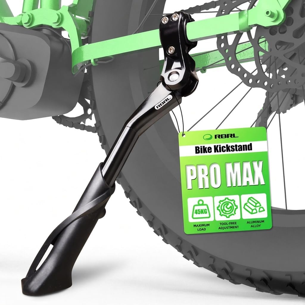 RBRL Verstelbare Fietsstandaard - Geschikt voor 24-29 Inch MTB en E-bike - Zwart