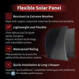 SAT-220-F8MP 400 W flexibele zonnepaneelset, 2x220 W, balkon-PV - Maat 2x220W