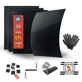 SAT-220-F8MP 400 W flexibele zonnepaneelset, 2x220 W, balkon-PV - Maat 2x220W