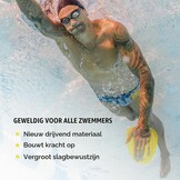 FINIS Drijvende zwempeddels - Zonder bandjes en straps voor zwemslagtechniek - reageren instant