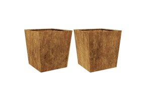 Plantenbakken Staal (2 stuks) 50x50x50 cm - 54% Korting