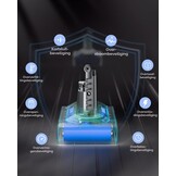 V10 accu voor Dyson, Powtree vervangingsaccu voor Dyson V10 SV12 Absolute Animal Motörhead Fluffy Total Clean Cyclone 206340 969352-02 draadloze stofzuiger (3 Schroeven + 1 Filter)