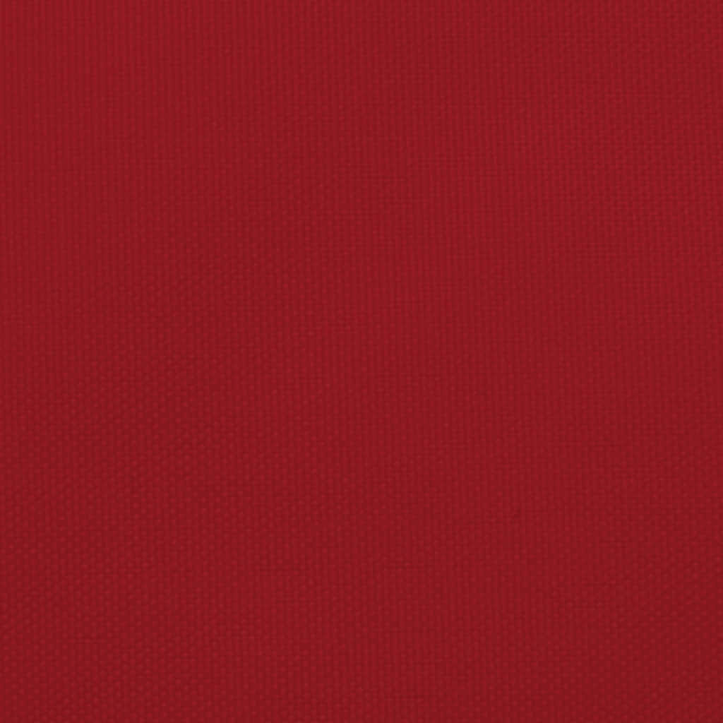 vidaXL Zonnescherm rechthoekig 5x6 m oxford stof rood