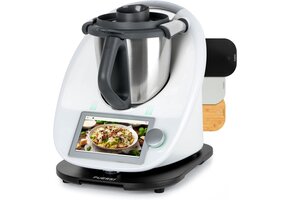 Bamboe Glijplank met Wieltjes voor Thermomix TM6/TM5 - Zwart - 55% Korting