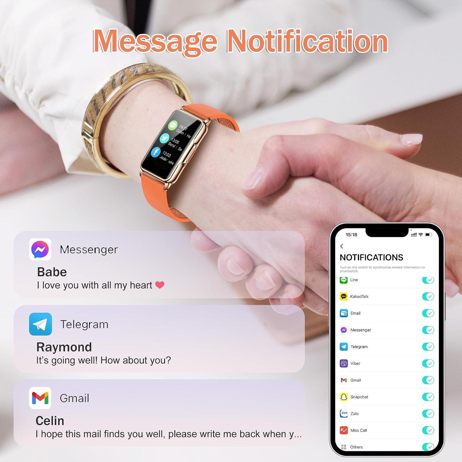 128+ sportmodi, smartwatch voor dames en heren, gezondheidstracker, ideaal cadeau