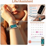 128+ sportmodi, smartwatch voor dames en heren, gezondheidstracker, ideaal cadeau