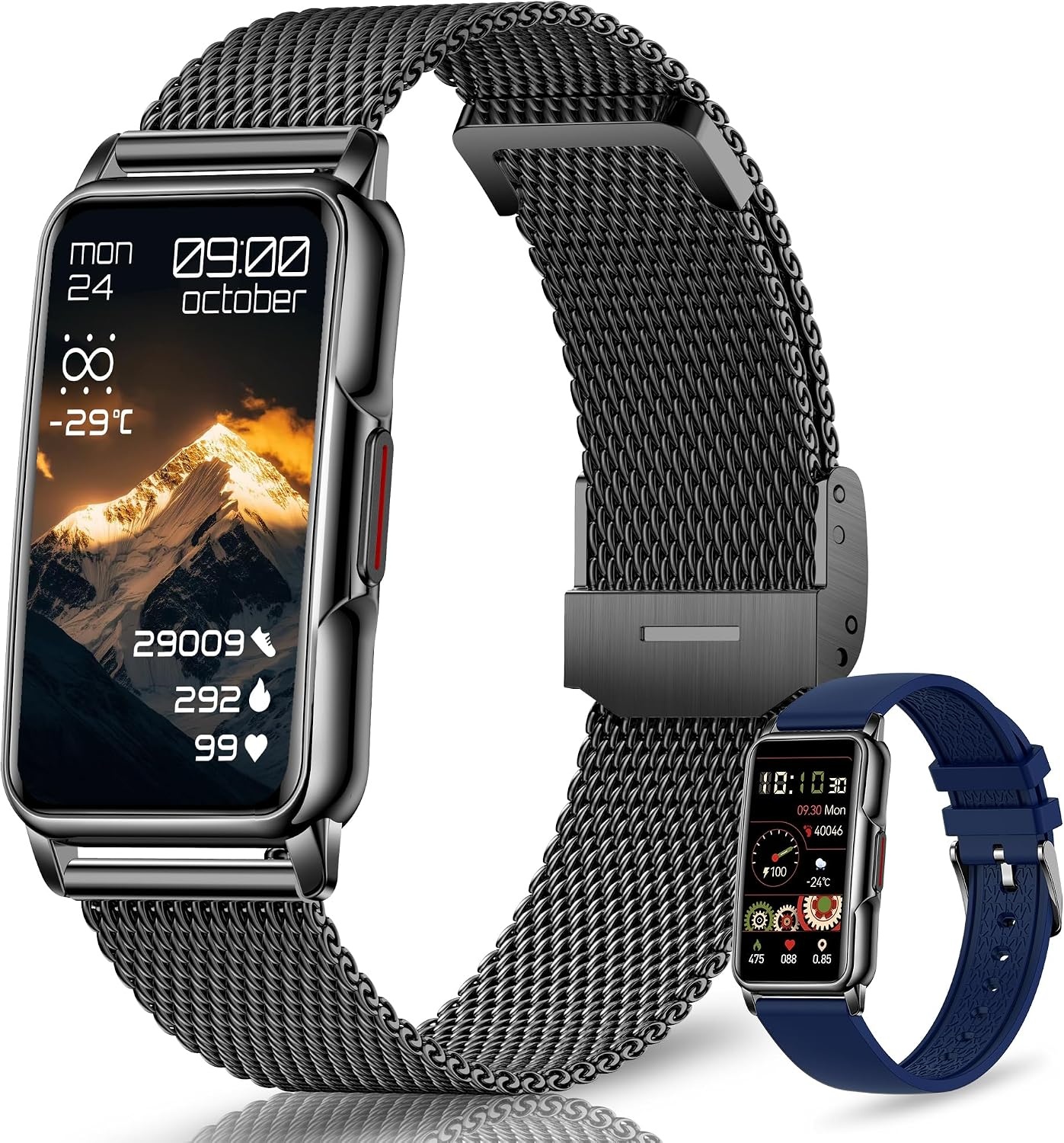 128+ sportmodi, smartwatch voor dames en heren, gezondheidstracker, ideaal cadeau