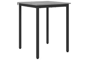 Eettafel 60x60 cm Grijs Sonoma Bewerkt Hout - 40% Korting!