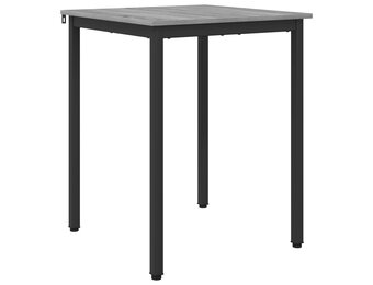 vidaXL Eettafels 60 x 60 x 75 cm Bewerkt hout Grijs Sonoma Vierkant
