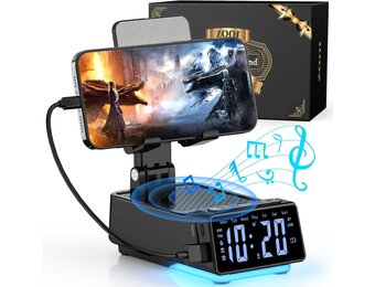ZOOI Cadeaus voor mannen, bluetooth-luidspreker met telefoonstandaard, gadgets, verjaardagscadeau voor mannen, cadeaus voor papa, mannencadeau, adventskalender, vulling