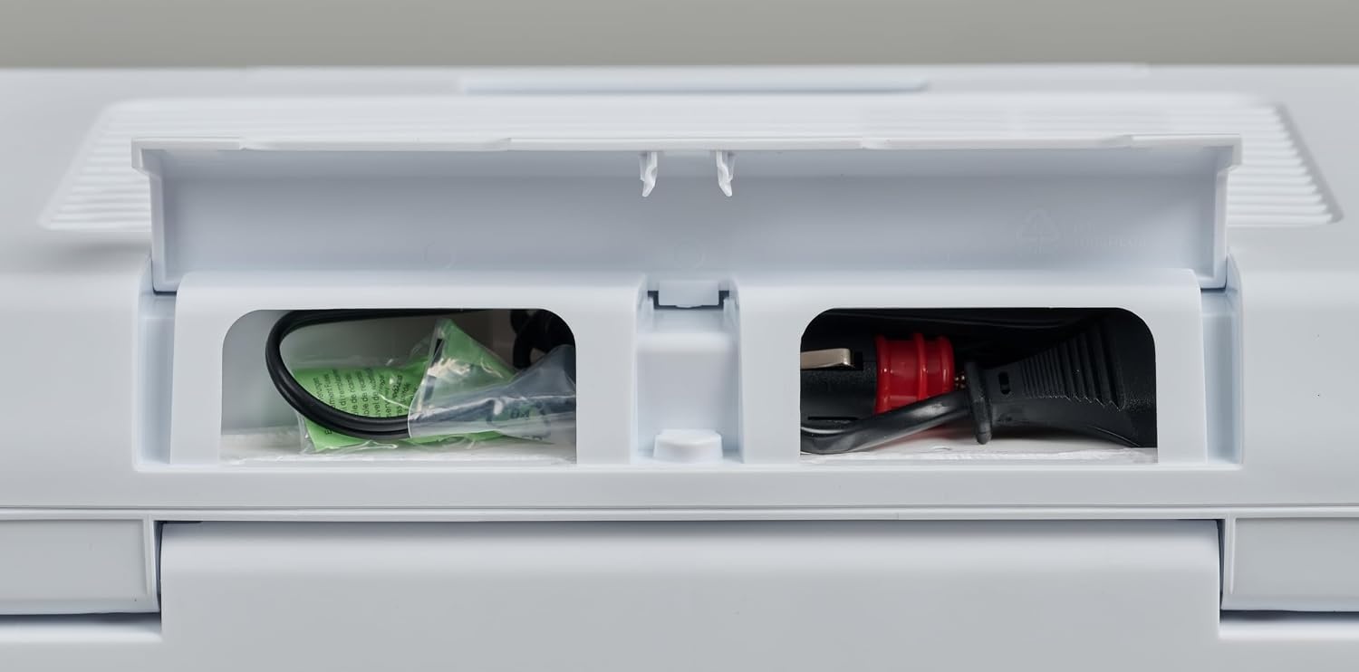 IGLOO IE24 elektrische koelbox, 12V en 230V, 24L – compacte mini-koelkast voor auto, camping, vakantie, boot en festivals – lichtgewicht en draagbaar, met praktisch kabelvak en Eco/Max-modus - Maat 24 L