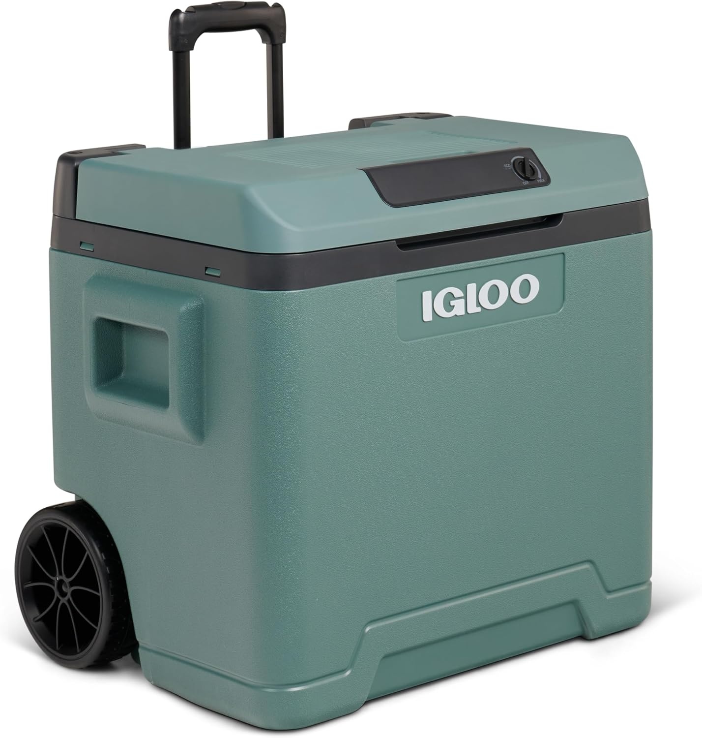 IGLOO IE24 elektrische koelbox, 12V en 230V, 24L – compacte mini-koelkast voor auto, camping, vakantie, boot en festivals – lichtgewicht en draagbaar, met praktisch kabelvak en Eco/Max-modus - Maat 24 L