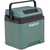 IGLOO IE24 elektrische koelbox, 12V en 230V, 24L – compacte mini-koelkast voor auto, camping, vakantie, boot en festivals – lichtgewicht en draagbaar, met praktisch kabelvak en Eco/Max-modus - Maat 24 L