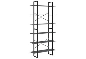 Hoge Kast Grenenhout Grijs - 53% Korting