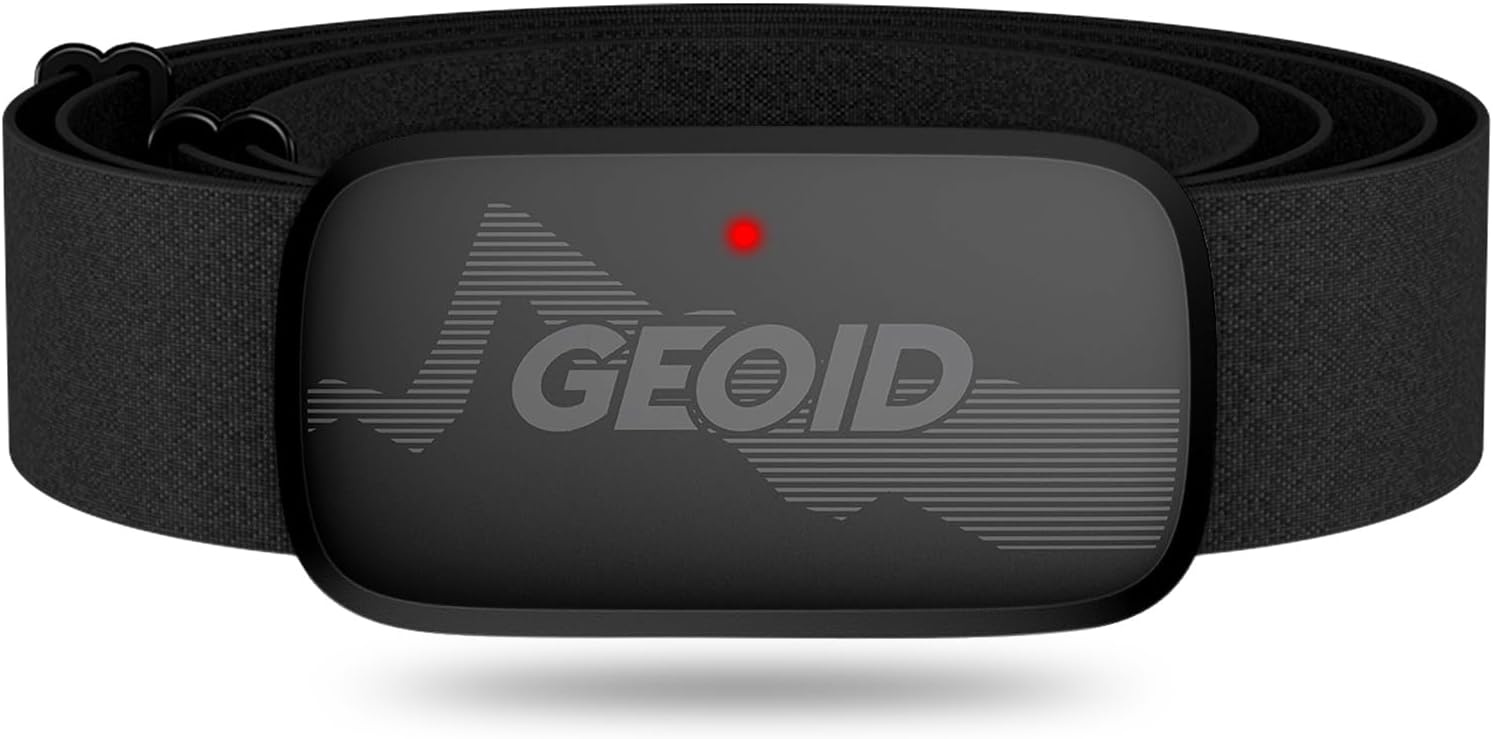 GEOID HS500 Hartslagmeter, hartslagmeter, borstband, Bluetooth 4.2/ANT+, IP67 waterdichte hartslagsensor