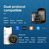 GEOID HS500 Hartslagmeter, hartslagmeter, borstband, Bluetooth 4.2/ANT+, IP67 waterdichte hartslagsensor
