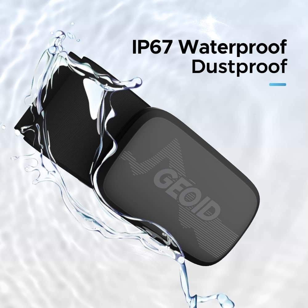 GEOID HS500 Hartslagmeter, hartslagmeter, borstband, Bluetooth 4.2/ANT+, IP67 waterdichte hartslagsensor