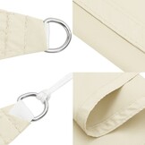 VidaXL Driehoekig Zonnescherm 4x4x5.8m Crème - 39% Korting!