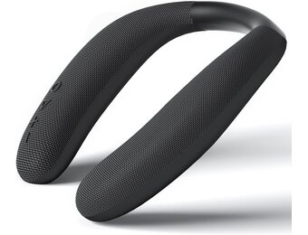 Smalody Nekluidspreker, nekband Bluetooth-luidsprekers draadloos, draagbare Bluetooth-luidspreker met 12 uur speeltijd, echt 3D-stereogeluid, ingebouwde microfoon, waterdicht voor thuis buiten