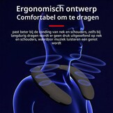 Smalody Nekluidspreker, nekband Bluetooth-luidsprekers draadloos, draagbare Bluetooth-luidspreker met 12 uur speeltijd, echt 3D-stereogeluid, ingebouwde microfoon, waterdicht voor thuis buiten